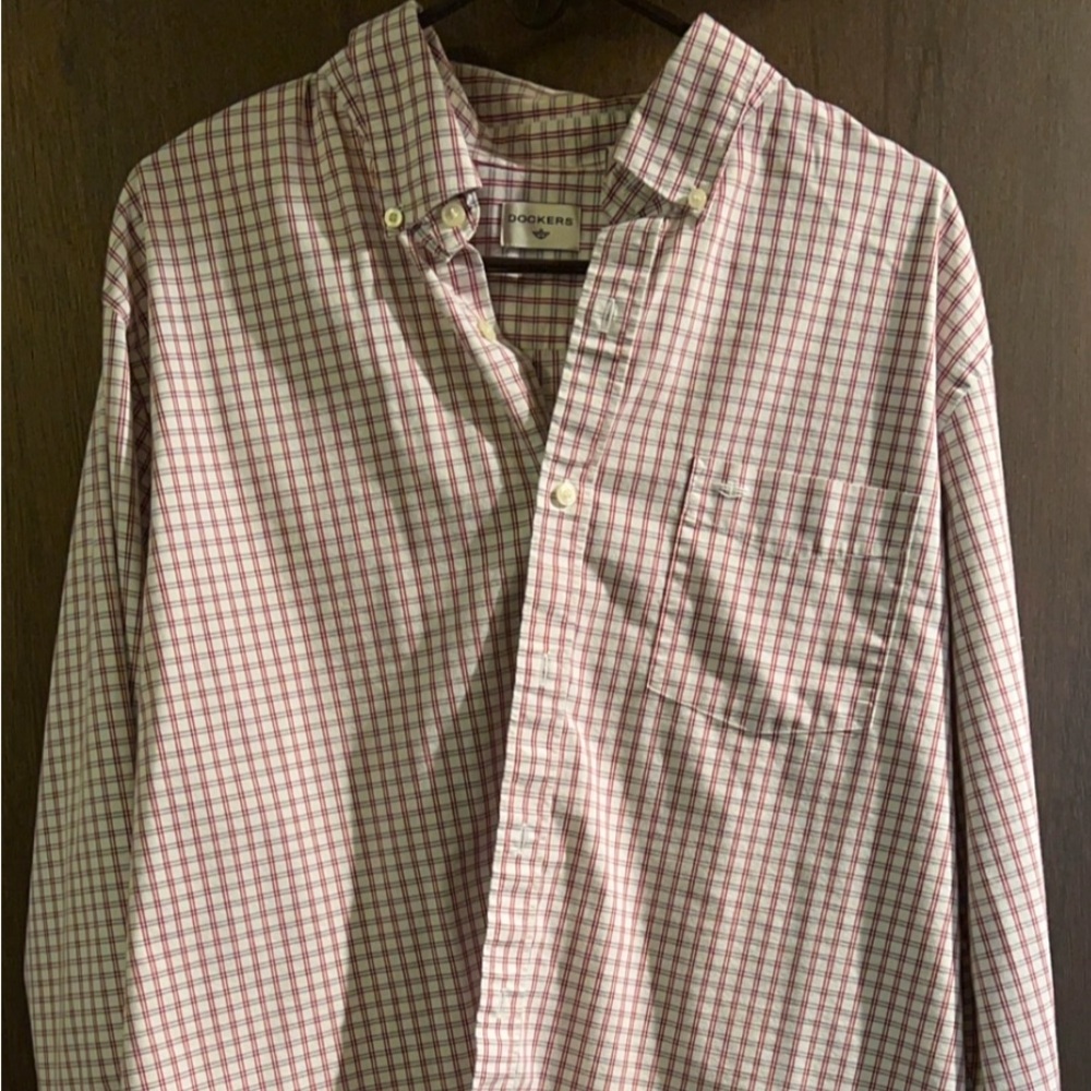 Vintage Dockers Men’s checkered long sleeved